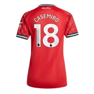 Fotbalové Dres Manchester United Casemiro #18 Dámské Domácí Oblečení 2025-26 Krátký Rukáv